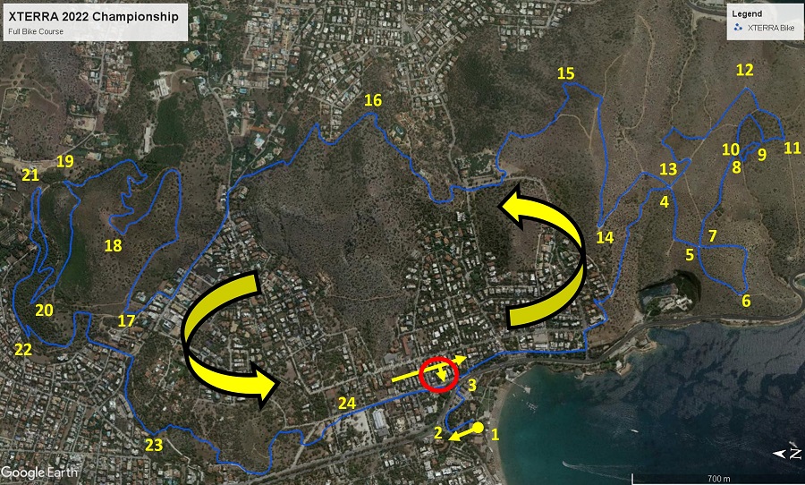 3. Map of Bike on the mountain