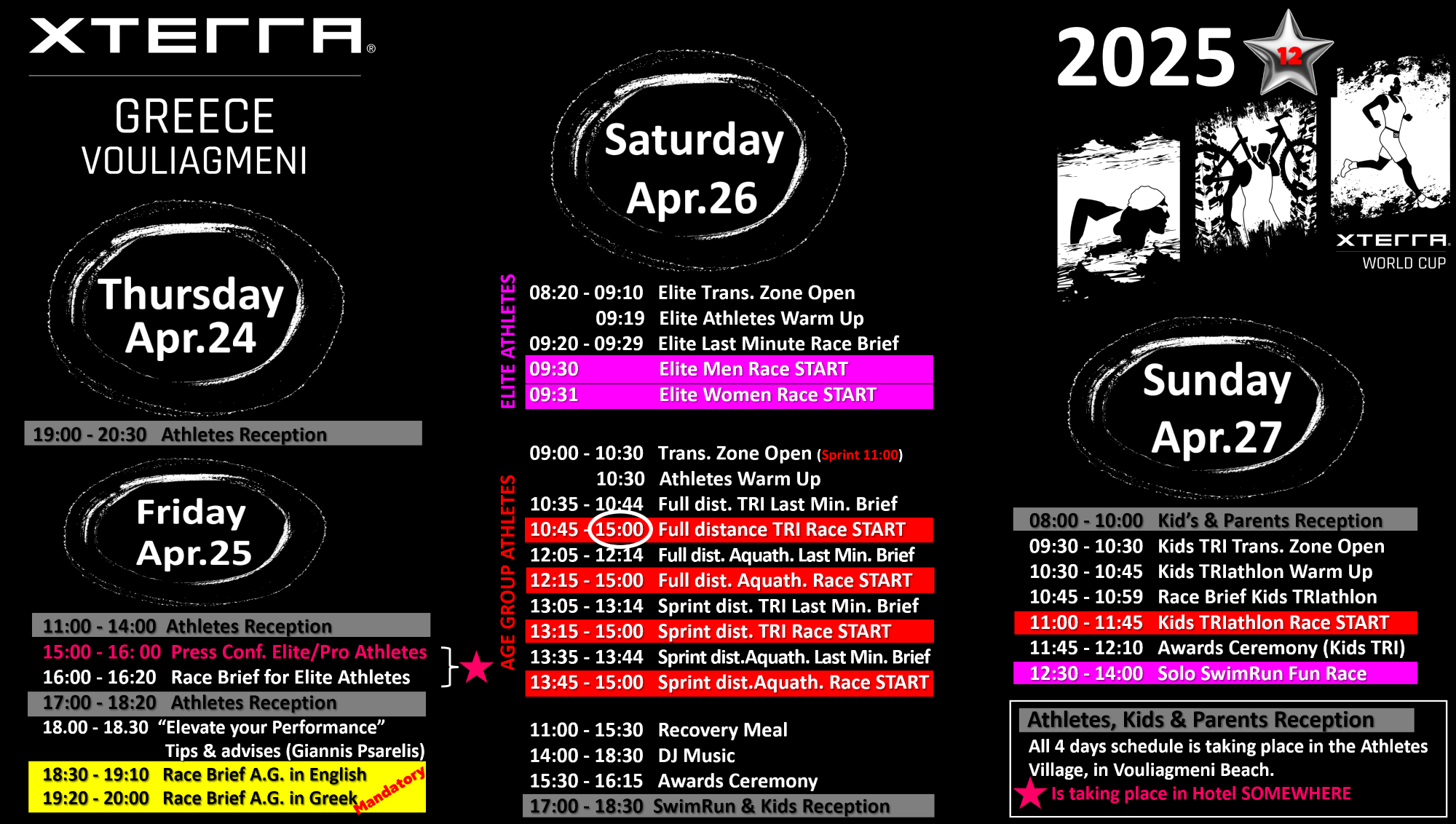 2025.3 XTERRA Greece Events Schedule