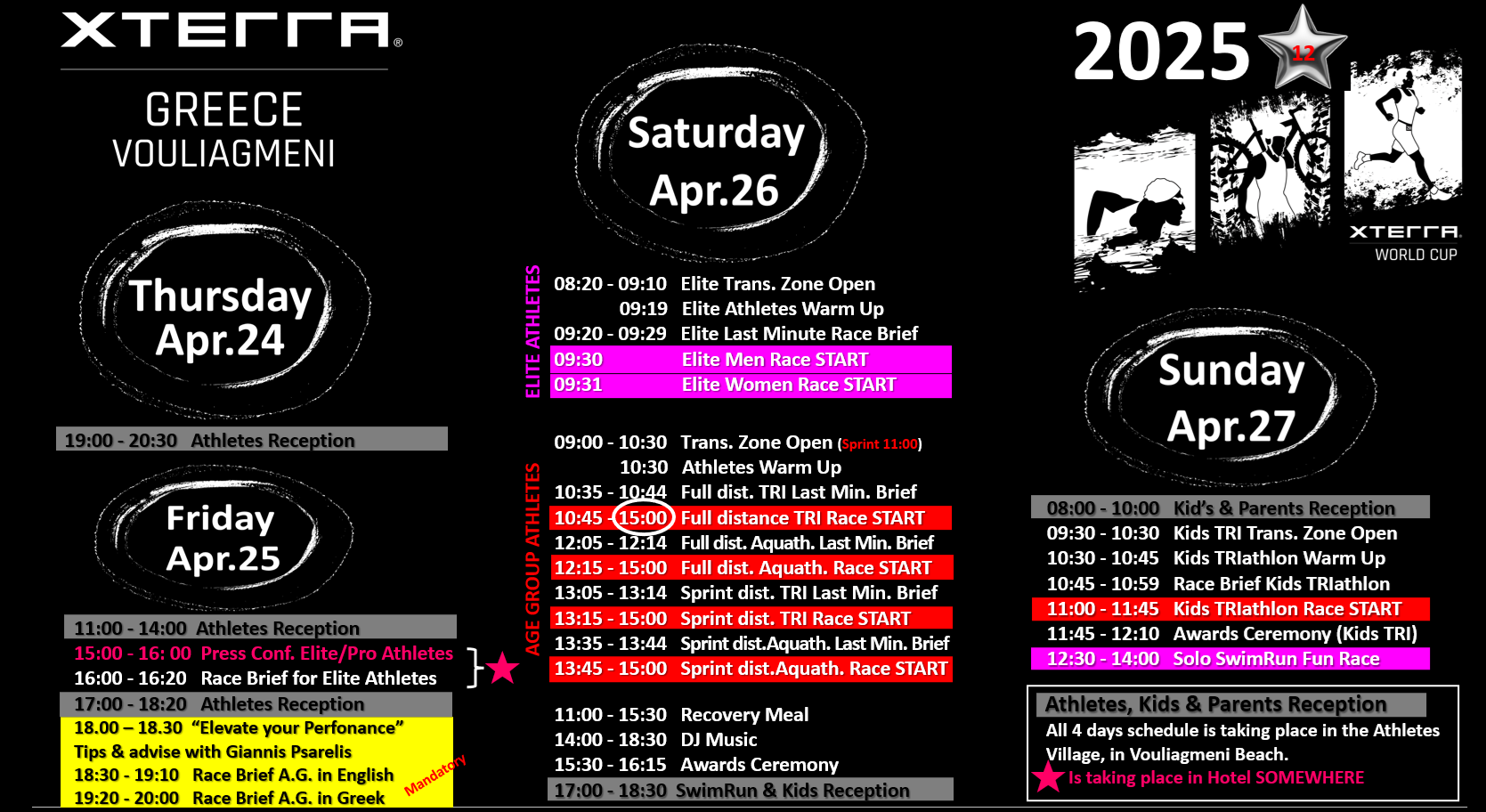 updated programme